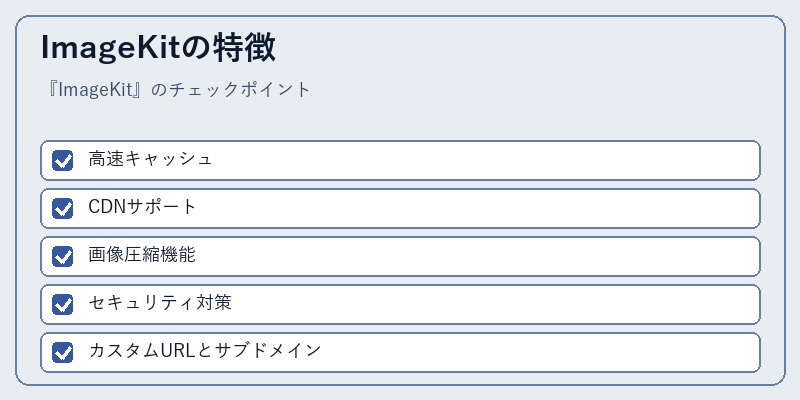 ImageKitの特徴