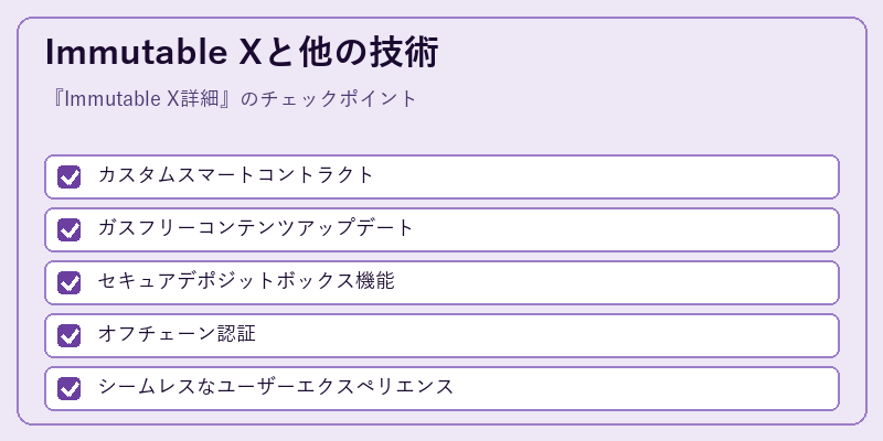 Immutable Xと他の技術