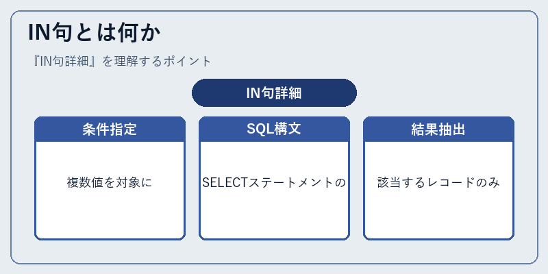 IN句とは何か