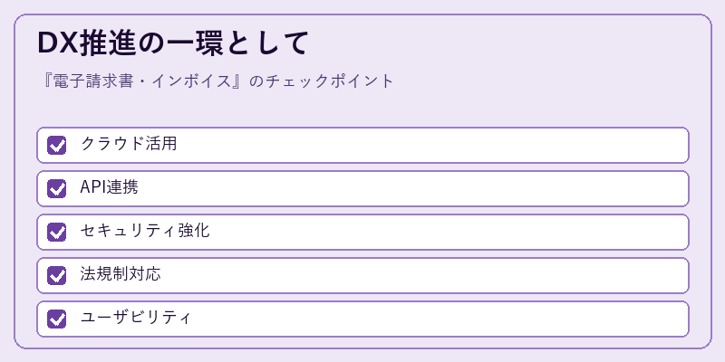 DX推進の一環として