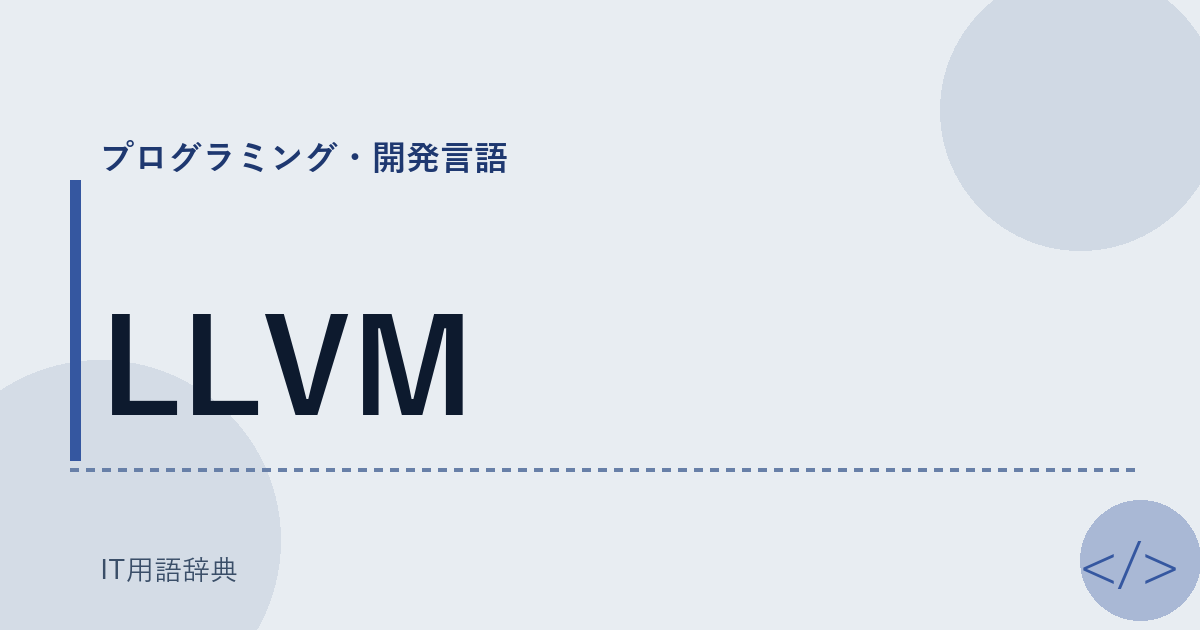 LLVM アイキャッチ