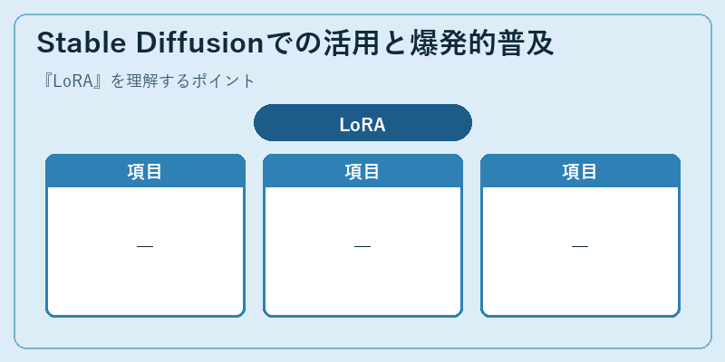 Stable Diffusionでの活用と爆発的普及