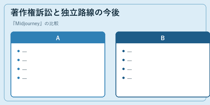 著作権訴訟と独立路線の今後