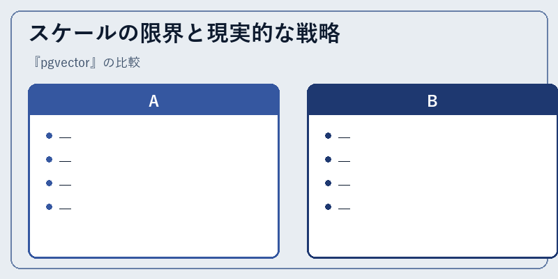 スケールの限界と現実的な戦略