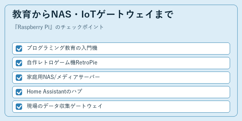 教育からNAS・IoTゲートウェイまで