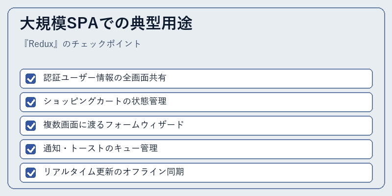 大規模SPAでの典型用途