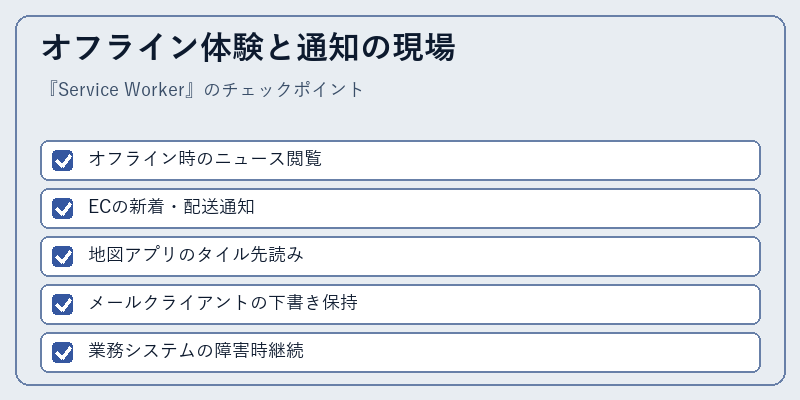 オフライン体験と通知の現場