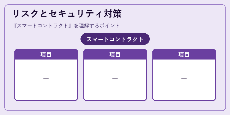 リスクとセキュリティ対策