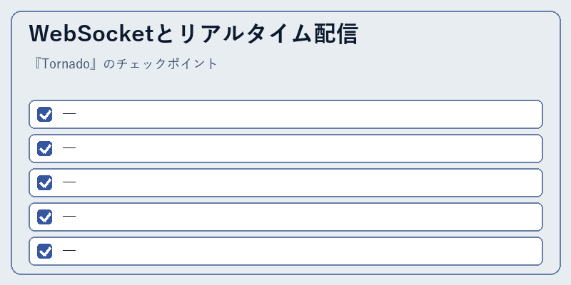 WebSocketとリアルタイム配信