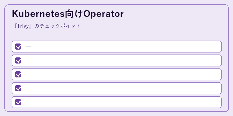 Kubernetes向けOperator