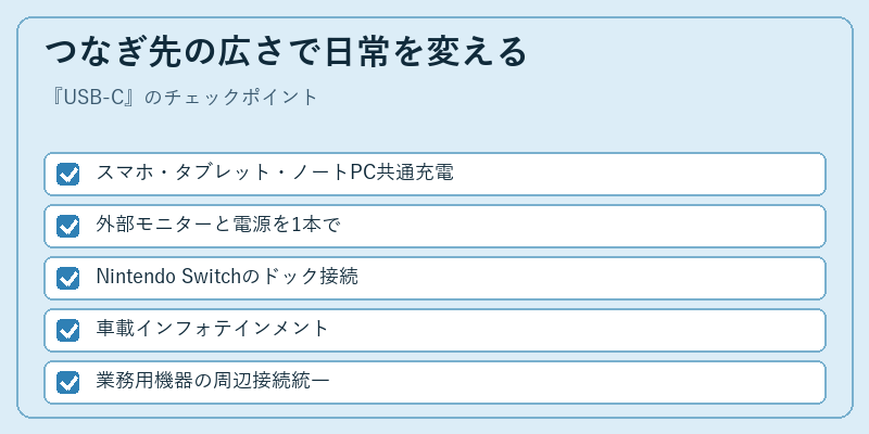 つなぎ先の広さで日常を変える